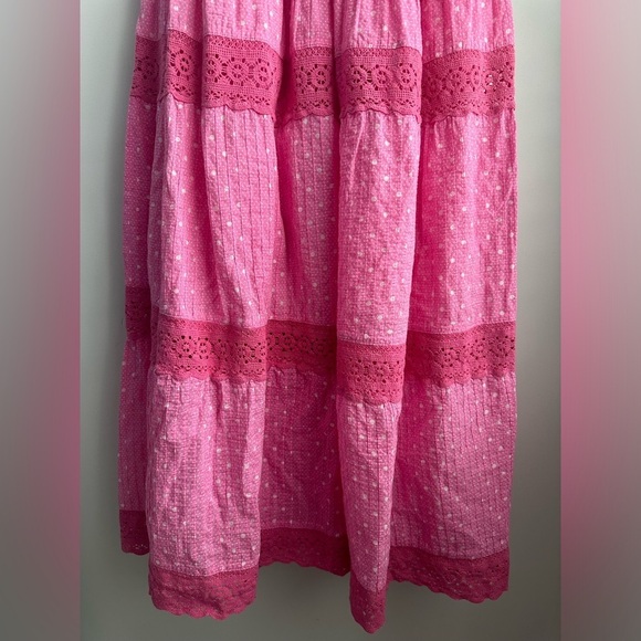 LoveShackFancy Pink Midi Dress - Picture 6 of 9